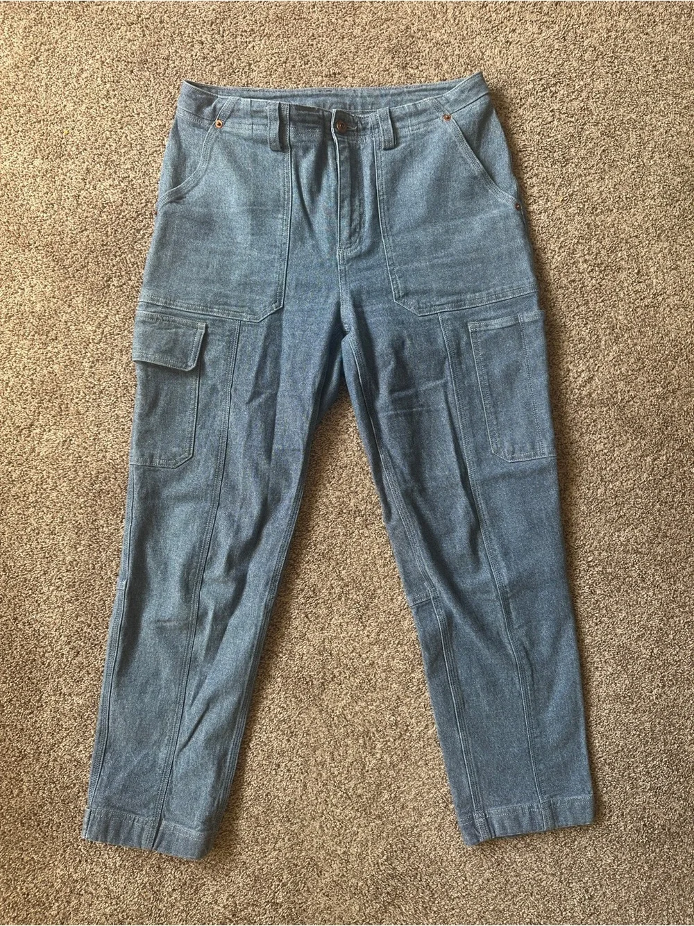 Duluth Trading Co. High-wasted Canvas Pants Size 8